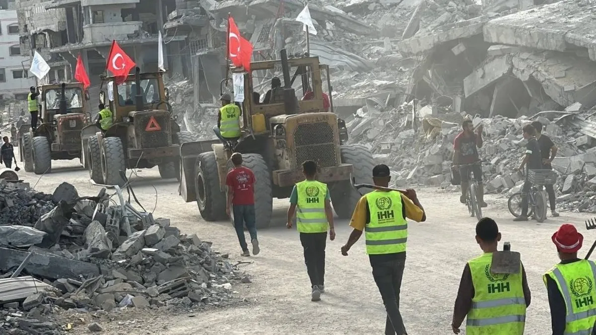 Gazze'de dalgalanan Türk bayrakları İsrail'i panikletti! Ankara daha çok müdahil olacak