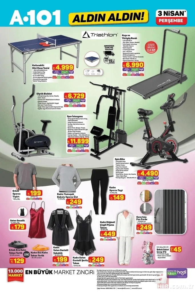 A101 aktüel nisan ayı aktüel kataloğu yayınlandı: Çok amaçlı aktivite koltuğu, overlok makinesi, elektrikli süpürge satışta... 5