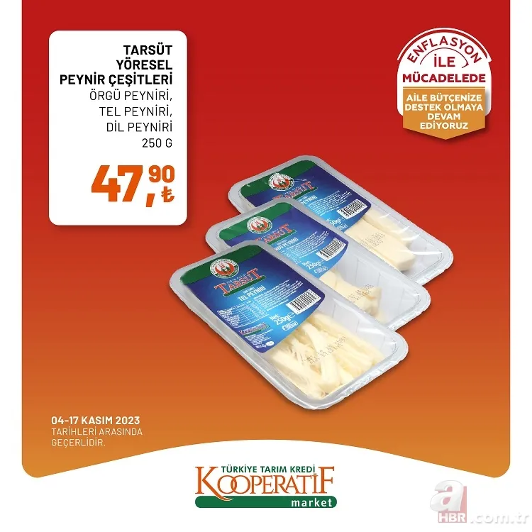 Tarım Kredi Market indirim yarın sona eriyor! 40'lı tuvalet kağıdı 154,90 TL, Çay 89 TL, 100'lü peçete 13,90 TL ve pilavlık bulgur 48,90 TL'den satışa sunuyor 7