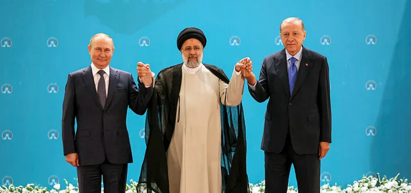 Başkan Erdoğan'ın Tahran'da Putin ve İbrahim Reisi ile yaptığı zirve dünya basınında gündem oldu! Putin Erdoğan'a teşekkür etti