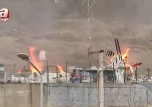 Kırıkkale’de fabrika yangını