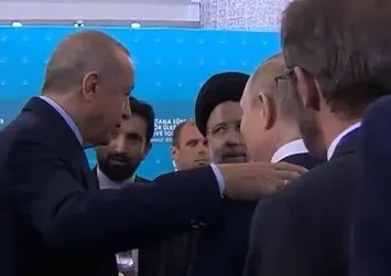 Başkan Erdoğan ile Putin'in samimi sohbeti! Kameralara böyle yansıdı