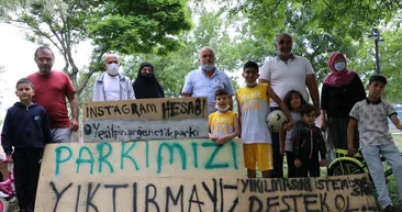 CHP’li İBB’nin skandal projesine çocuklar da tepki gösterdi: Oyuncağımı veririm parkımı vermem