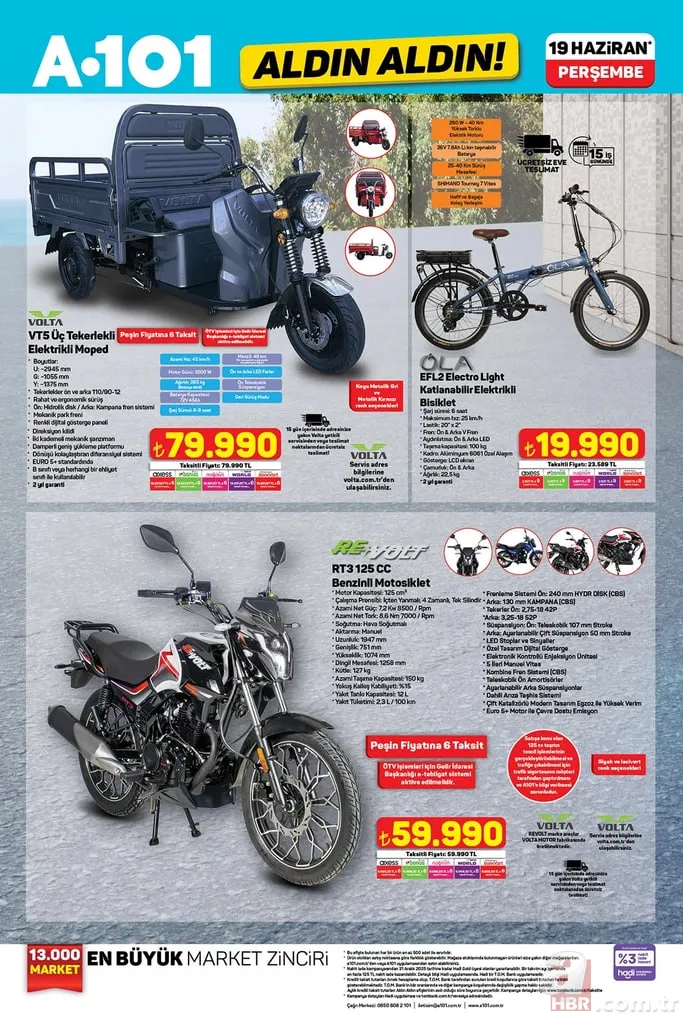 A101, 19 Haziran'da "bu fiyata kaçmaz" dedirten motosikleti getiriyor! 8