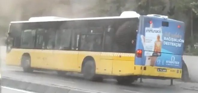 İstanbul’da bir İETT klasiği! Yolcuların olmaması faciayı önledi