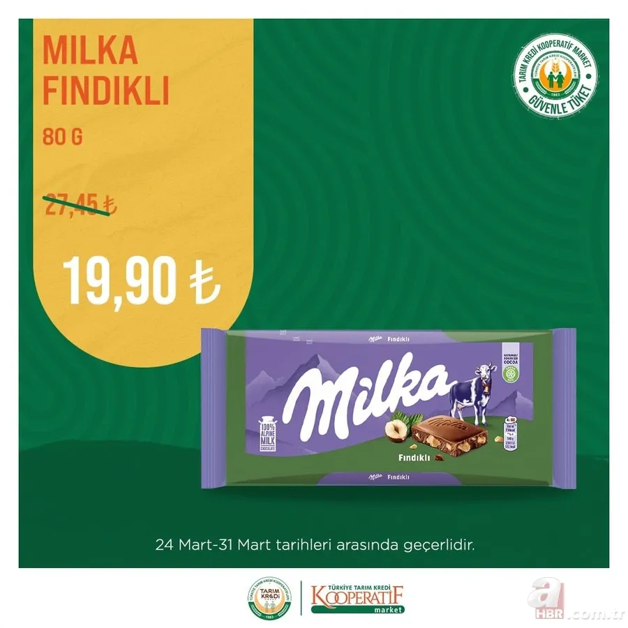 Tarım Kredi MARKET Mart İNDİRİMLERİNDE YOK YOK! Anne babalar dikkat! Bebek bezinde %12 düşüş! ÇAY 69.90, Hurma 16,90 TL! 3