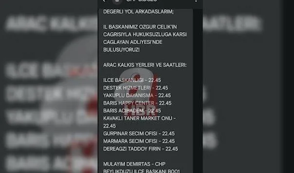 Çağlayan Adliyesi’nde Saraçhane havası! Cumhurbaşkanı İmamoğlu sloganları... Özgür Özel’e kumpas mı?