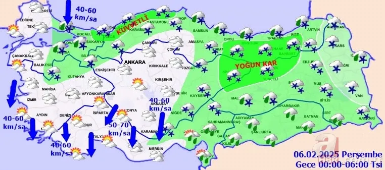 19 il için sarı alarm: İstanbul'da beklenen kar bugün başladı! Kaç gün sürecek? 20