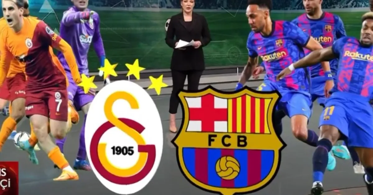 Galatasaray-Barcelona maçı saat 20.45’te!