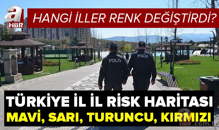 Türkiye il il risk haritası: İllere göre risk durumu nedir? Hangi iller renk değiştirdi? Mavi, sarı, turuncu, kırmızı liste... 1