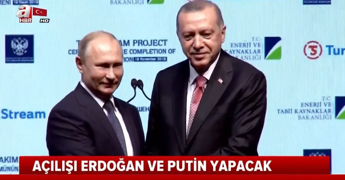 TürkAkım'ın açılışını Erdoğan ve Putin yapacak | İstanbul'da tarihi gün...