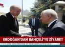 Son dakika: Başkan Erdoğan - Bahçeli görüşmesinden ilk görüntüler