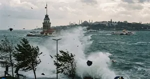 Lodos İstanbul’u savuruyor! Çatılar uçtu ağaçlar devrildi