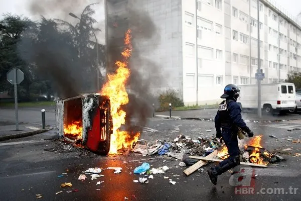 Fransa’da son dakika! Fransa sokakları alev alev