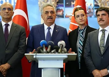 AK Parti'den CHP'ye geçmiş olsun ziyareti