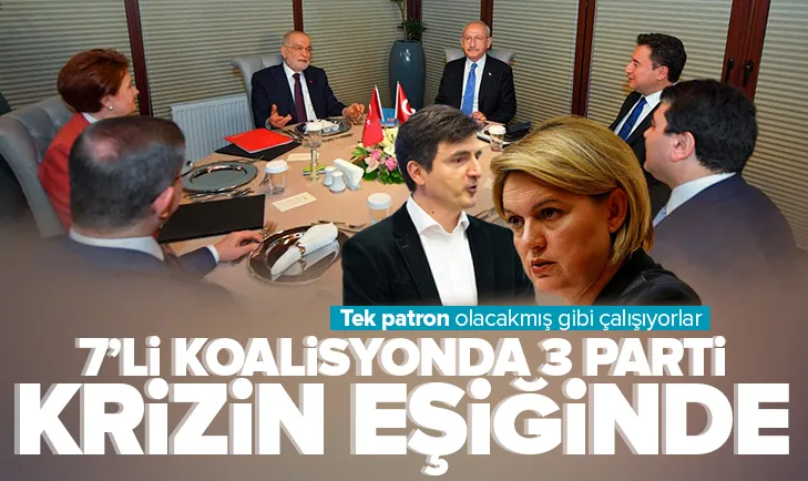 7li koalisyonda 3 parti krizin eşiğinde!