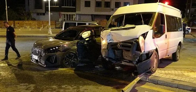 Malatya'da trafik kazası! 1'i polis 4 yaralı