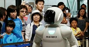 Asimo son görevini yaptı