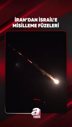 İRAN'DAN İSRAİL'E MİSİLLEME FÜZELERİ