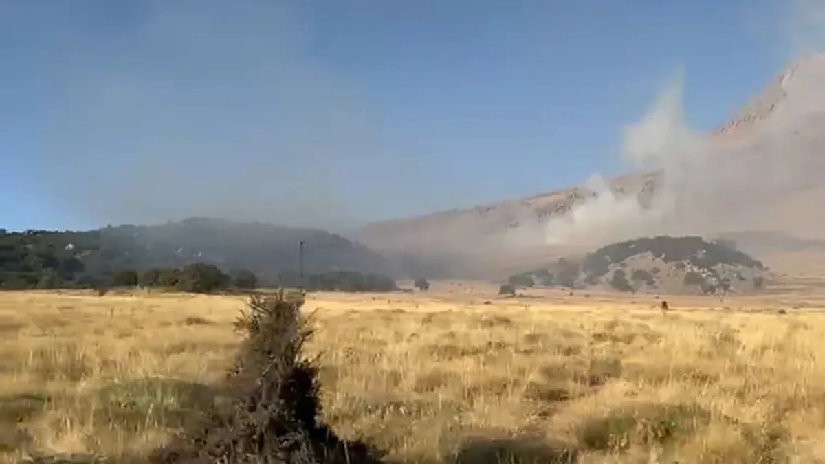 Aksaray'daki orman yangını kontrol altında