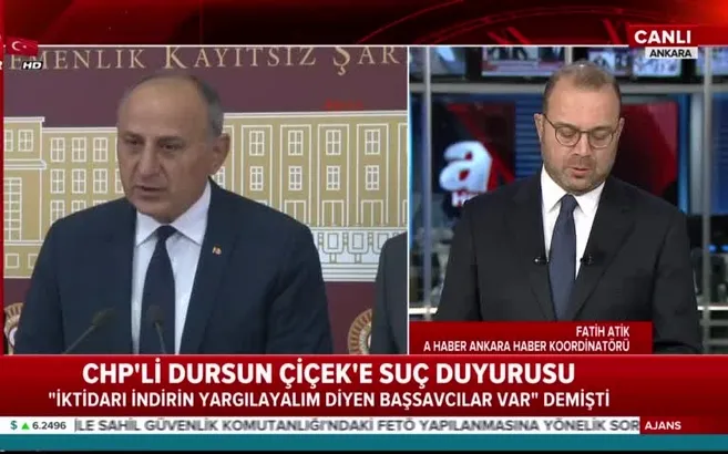 CHP'li Dursun Çiçek hakkında suç duyurusu