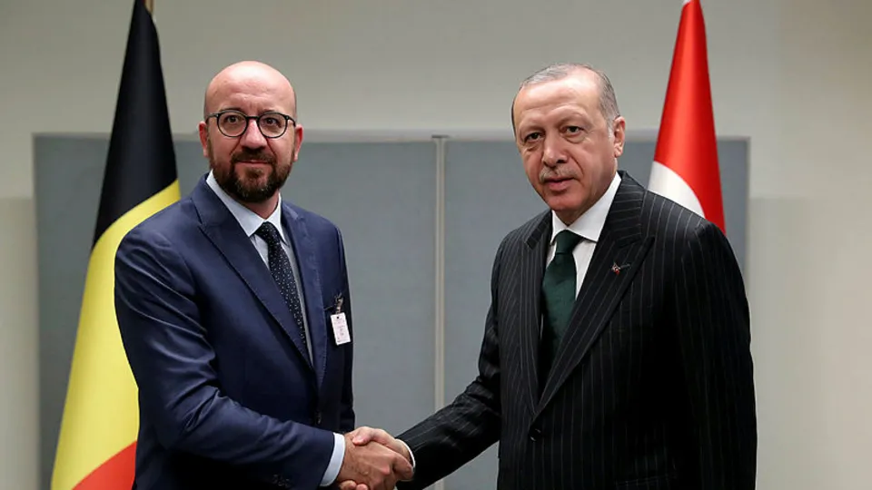 Başkan Erdoğan liderleri kabul etti