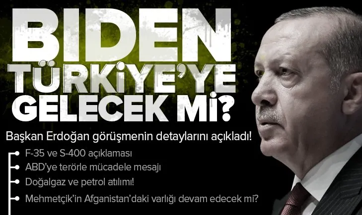 İşte Erdoğan-Biden görüşmesinin detayları