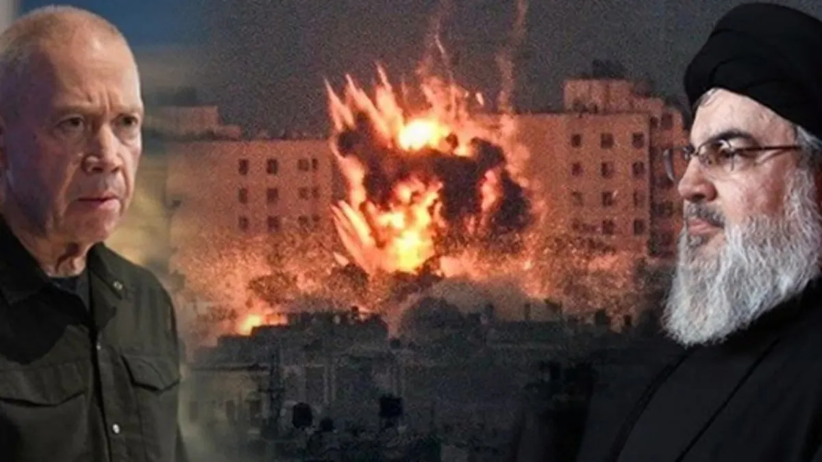 İşgalci Gallant'tan Hizbullah'a alçak tehdit! Gazze örneği kan dondurdu