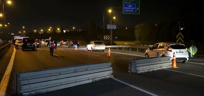 30 büyükşehir ve Zonguldak’a araç giriş çıkış yasağı başladı