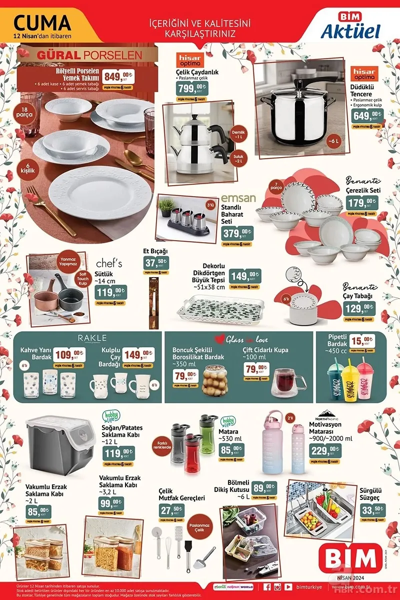 BİM 18 Nisan aktüel ürünler kataloğu yayınladı! BİM’e HP laptop, gölgelikli salıncak, buzluk termos uyguna satışa sunulacak 3