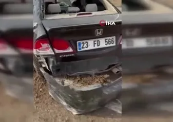 Elazığ'da trafik kazası: 2 yaralı