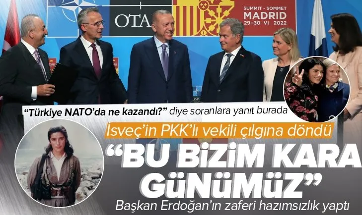 İsveç’in PKK’lı vekili Aminah Kakabaveh Türkiye’nin NATO zaferini hazmedemedi: Bu bizim kara günümüz