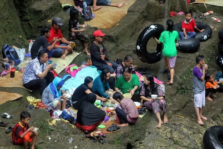Endonezya’da Ramazan Bayramını böyle kutladılar