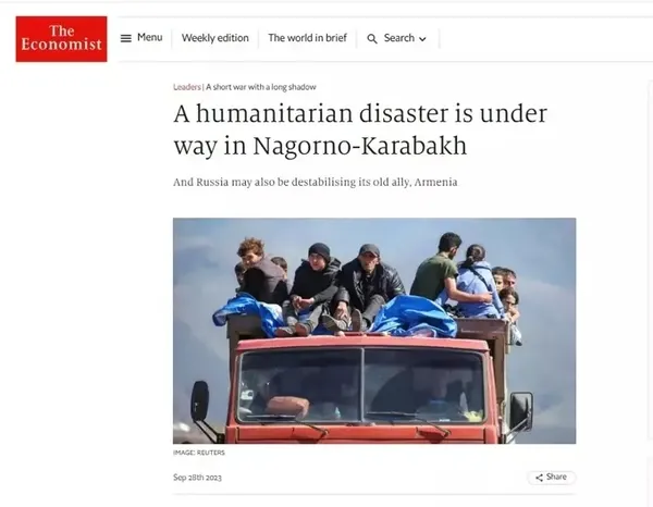 Türk’ün perçinlenen Karabağ zaferi İngilz Economist’i çılgına çevirdi!