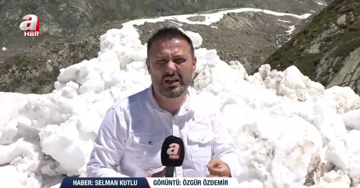 Doğu Karadeniz’de haziranda karla mücadele!