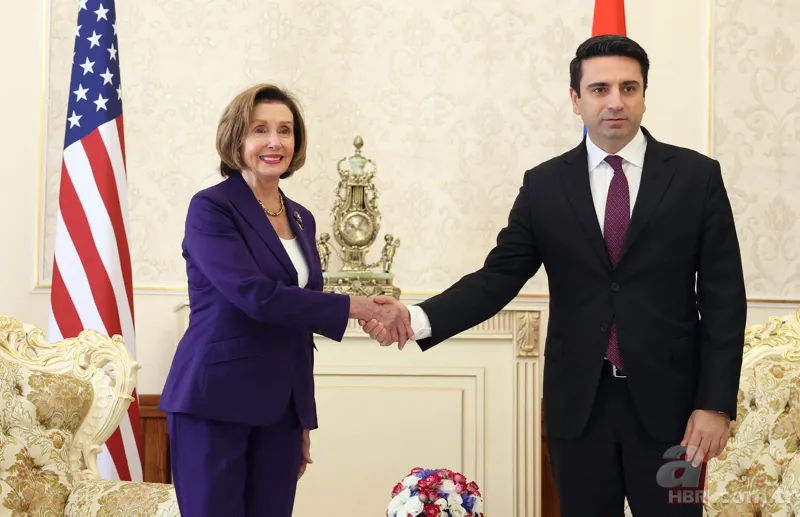 Kriz kadın Pelosi'nin yeni durağı Ermenistan! Türkiye ve Azerbaycan'a hadsiz sözler 11