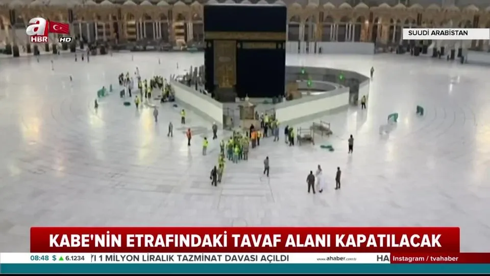 Son Dakika Haberi Mekke Ve Medine De Koronovirus Onlemleri Tavaf Alani Kapatilacak Video Ahaber Son Dakika Video Izle