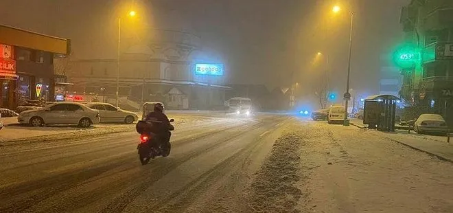 Ankara’da kar yağışı etkili oldu!