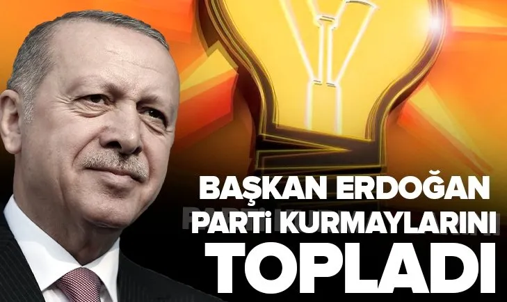 Son dakika: Başkan Recep Tayyip Erdoğan liderliğinde MYK toplandı