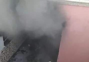 Bodrum katta çıkan yangın korkuttu