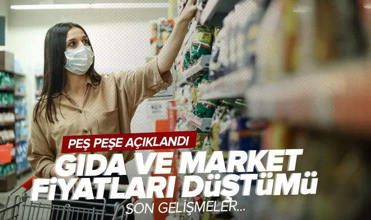 Gıda ve market fiyatları son dakika açıklaması! CarrefourSA, Migros, ŞOK, BİM market fiyatları düştü mü? Son durum...