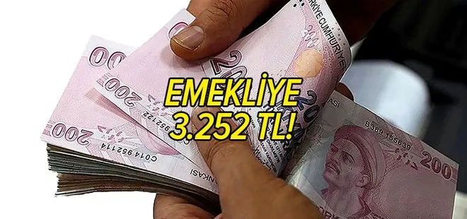 Temmuz zammı şekilleniyor: Emekliye 3.252 lira!