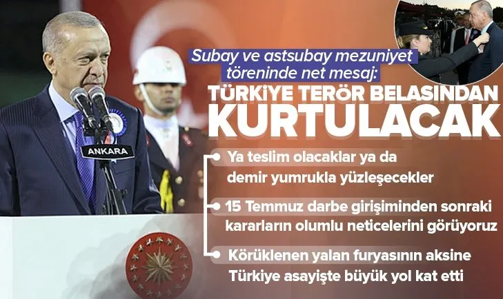 Başkan Erdoğan: Türkiye terörden kurtulacak