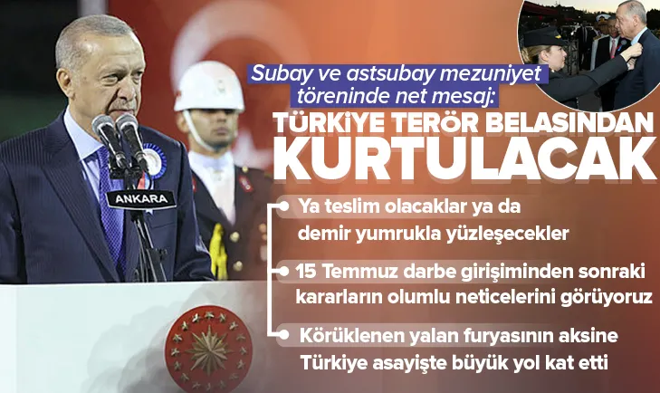 Başkan Erdoğan: Türkiye terörden kurtulacak