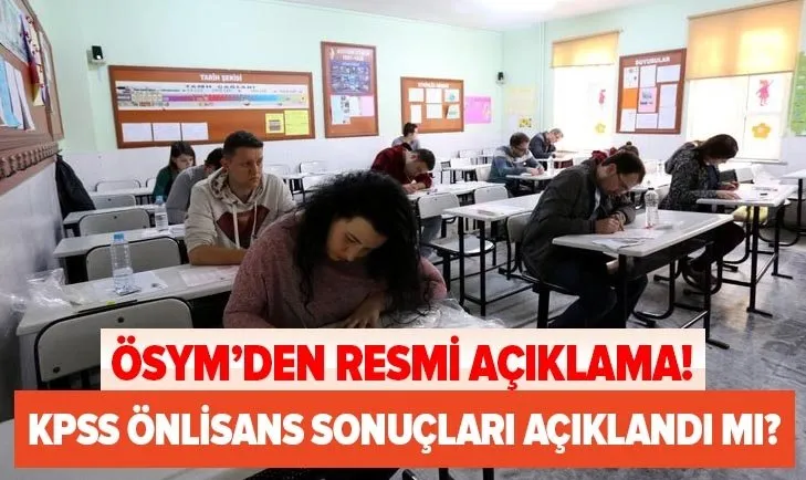 ÖSYM duyurular: 2020 KPSS önlisans sonuçları ne zaman açıklanacak? Müjdeli haber geldi! Sonuçlar...