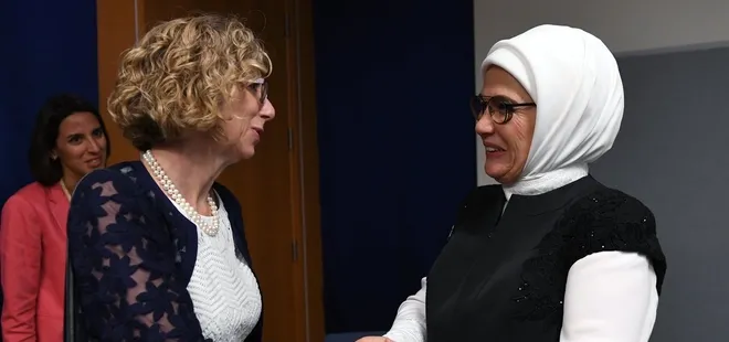 Emine Erdoğan, Inger Andersen ile çevre sorunlarını görüştü
