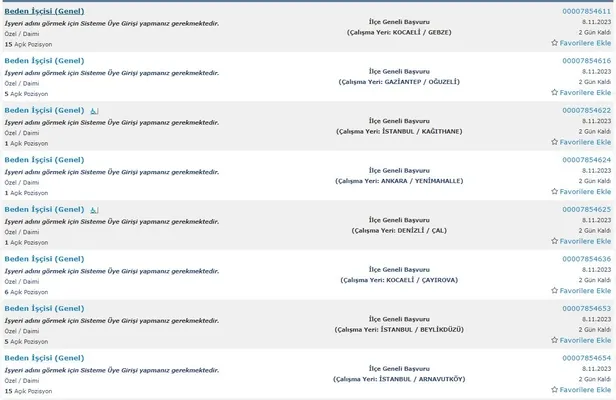 KPSS puan şartı aranmıyor! Türkiye geneli ilkokul mezunu 31 bin personel alımı başları! Başvuru şartları ve ekranı…