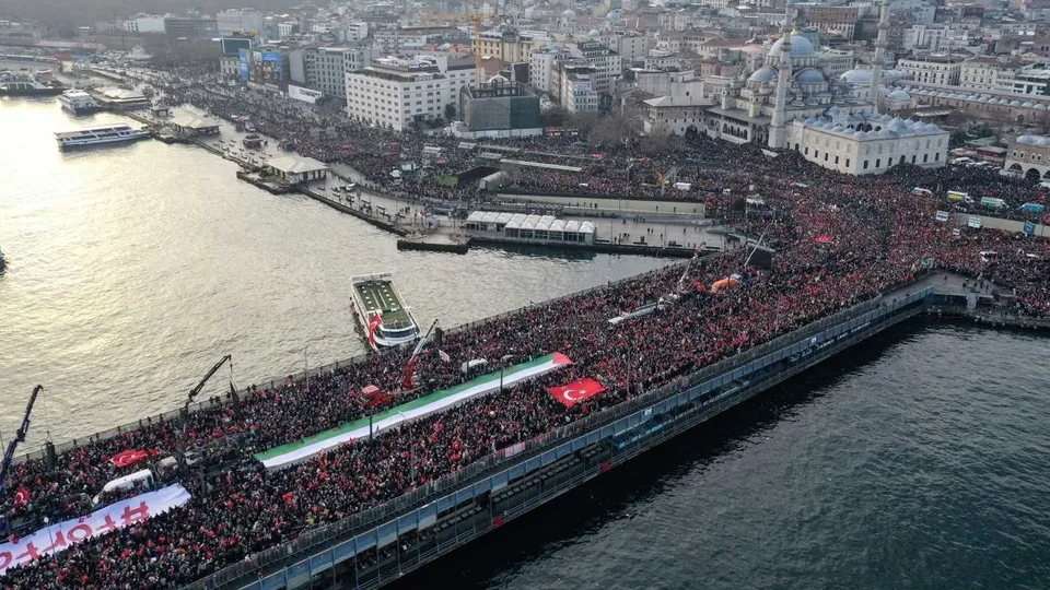 1 Ocak’ta Galata Köprüsü’nde Gazze buluşması