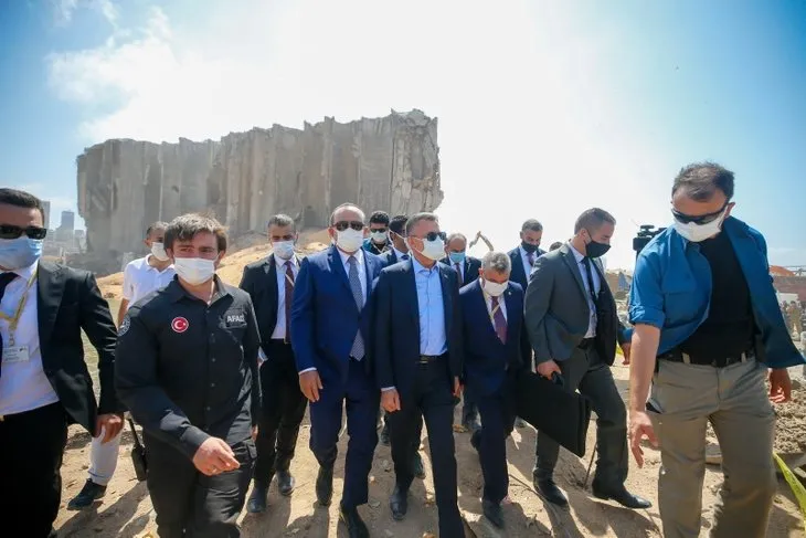 Türk heyetine Lübnan'da yoğun ilgi! Üst düzey ziyaretten dikkat çeken kareler