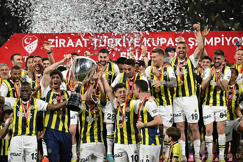 61. Ziraat Türkiye Kupası'nı Fenerbahçe kaldırdı 13